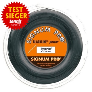 Signum Pro Tennis String Hyperion (Durability+Power) black 200m roll