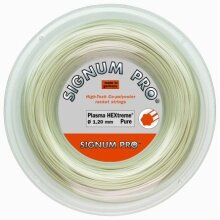 Signum Pro Tennis String Plasma Hextreme PURE white 120m roll