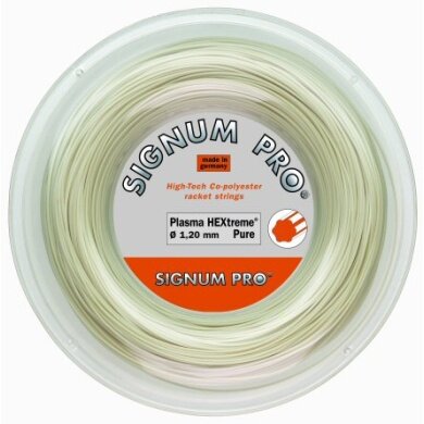 Signum Pro Tennis String Plasma Hextreme Pure natural 200m Roll