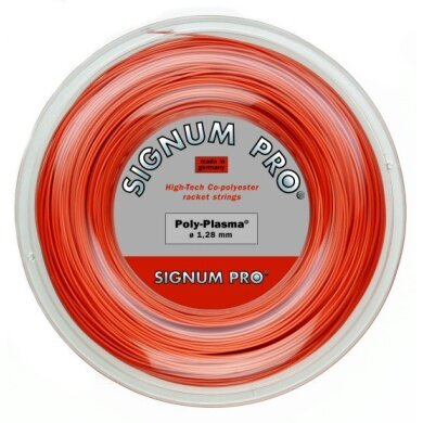 Signum Pro Tennis String Poly Plasma (Durability) orange 200m Roll