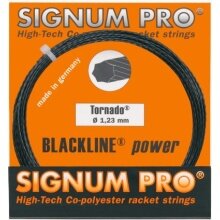 Stringing with tennis string Signum Pro Tornado (Durability+Spin) anthracite