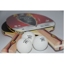 Sunflex Table Tennis Racket SET CONTEST (2x Rackets + 3x Balls) - 1 Set