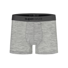 super natural Boxershort Base Mid 175g - Merino Wool - Underwear Light Grey Men