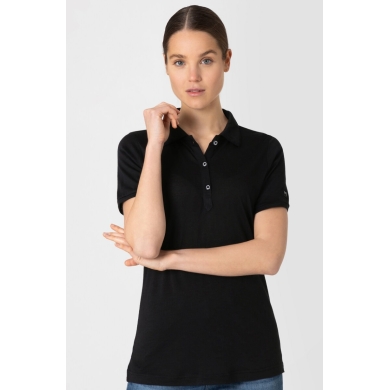 super natural Leisure Polo Sporty (Merino Blend) black Women