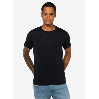 super natural Leisure T-shirt Essential (Merino-Mix) black Men