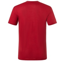 super natural Leisure T-shirt Essential (Merino-Mix) red Men