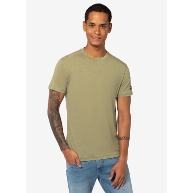 super natural Leisure T-shirt Essential (Merino-Mix) green Men