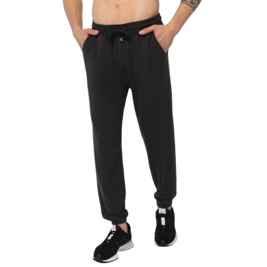 super natural leisure trousers Solution Pant (optimal wearing comfort) long black Men's