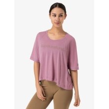 super natural Sport and Leisure Shirt Liquid Flow Tee (breathable, temperature regulating) orchid pink Women