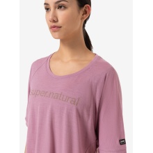 super natural Sport and Leisure Shirt Liquid Flow Tee (breathable, temperature regulating) orchid pink Women