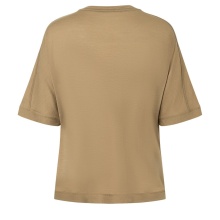 super natural Sport and Leisure Shirt Liquid Flow Tee (breathable, temperature regulating) sand brown Women