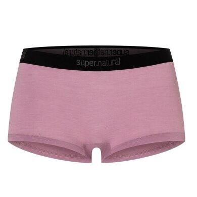 super natural Functional Underwear Hot Pants Tundra 175 Boyfriend Hipster (Merino Wool) mauve pink Ladies