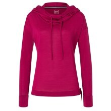 super natural Funnel Hoodie (Merino Wool) sangriapink Ladies