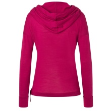 super natural Funnel Hoodie (Merino Wool) sangriapink Ladies