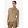 super natural Funnel Hoodie (Merino Wool) sand brown Ladies