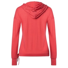 super natural Funnel Hoodie (Merino Wool) red Ladies