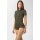 super natural Functional Underwear Short Sleeve Shirt Sierra140 Tee (Merino Mix, Moisture Transport) Dark Green Women