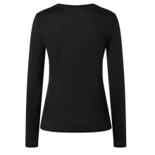 super natural Underwear Long Sleeve Shirt Arctic230 - Merino Wool - Black Women