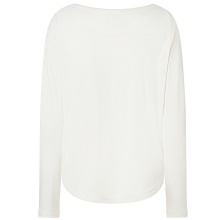 super natural Long Sleeve Shirt Everyday Crew (Merino Mix) white Ladies