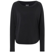 super natural Long Sleeve Shirt Everyday Crew (Merino Mix) black Ladies