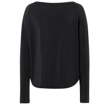 super natural Long Sleeve Shirt Everyday Crew (Merino Mix) black Ladies