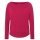 super natural Long Sleeve Shirt Everyday Crew (Merino Mix) red/sangria Ladies