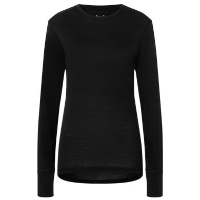 super natural Underwear Long Sleeve Tundra 175 - Merino Wool - Black Women