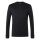 super natural Underwear Long Sleeve Shirt Tundra 175 - Merino Wool - Black Men