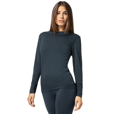 super natural Underwear Long Sleeve Tundra 175 - Merino Wool - Dark Blue Women