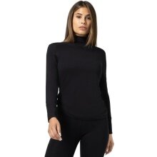 super natural Underwear Long Sleeve Tundra 175 Turtleneck - Merino Wool - Black Women