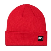 super natural hat Alpine Beanie (merino wool mix) red - 1 piece