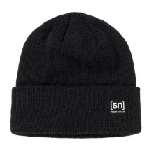 super natural hat Alpine Beanie (merino wool mix) black - 1 piece