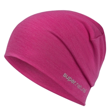 super natural beanie Everyday Beanie (Merino mix) fuchsia - 1 piece