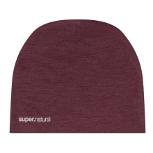 super natural beanie Everyday Beanie (Merino mix) burgundy - 1 piece