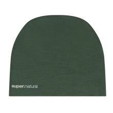 super natural Beanie Everyday (Merino mix) dark green - 1 piece