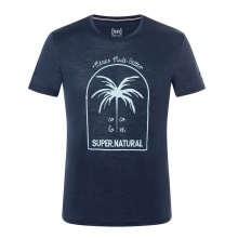 super natural Leisure T-shirt Graphic King Coco - Merino blend - dark blue Men