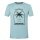 super natural Leisure T-shirt Graphic King Coco - Merino blend - light blue Men