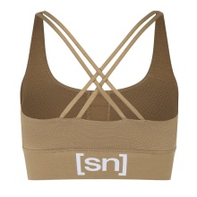 super natural Functional Underwear Sport Bra Super Top (comfortable to wear) sand brown Women