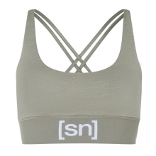 super natural Functional Underwear Sport Bra Super Top (comfortable to wear) grey Women