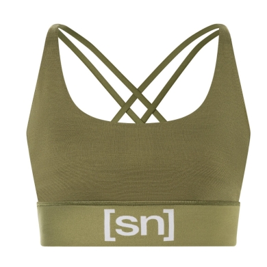 super natural Functional Underwear Sport Bra Super Top (comfortable to wear) aloe green Women