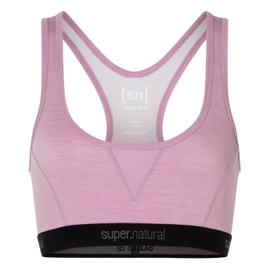 super natural functional underwear sports bra Tundra 220 Semplice (comfortable fit) mauvepink ladies