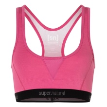 super natural functional underwear sports bra Tundra 220 Semplice (comfortable fit) pink ladies