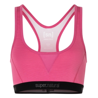 super natural functional underwear sports bra Tundra 220 Semplice (comfortable fit) pink ladies