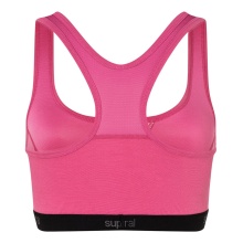 super natural functional underwear sports bra Tundra 220 Semplice (comfortable fit) pink ladies