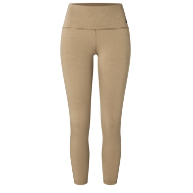 super natural Sports Tights Super Tights (Merino wool, soft comfort, breathable) fitted sand brown ladies