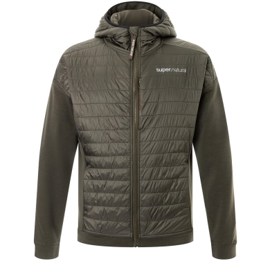 super natural Functional Quilted Jacket Warm Up Aloof Jacket (Merino Wool) brown/green Men