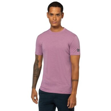 super natural Leisure T-shirt Essential (Merino Mix) orchid pink Men's