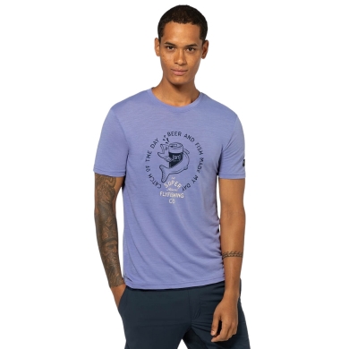 super natural Leisure T-shirt Juhos Finest Tee - blue/purple Men's