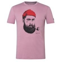 super natural Hiking / Leisure T-shirt Sailor Tee (Merino Mix) orchid pink Men's