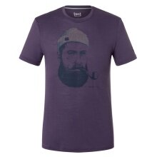 super natural Hiking/Leisure T-shirt Sailor Tee (Merino Mix) violet Men's